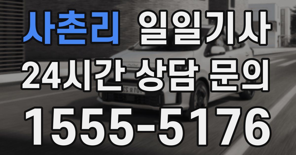 일일대리기사