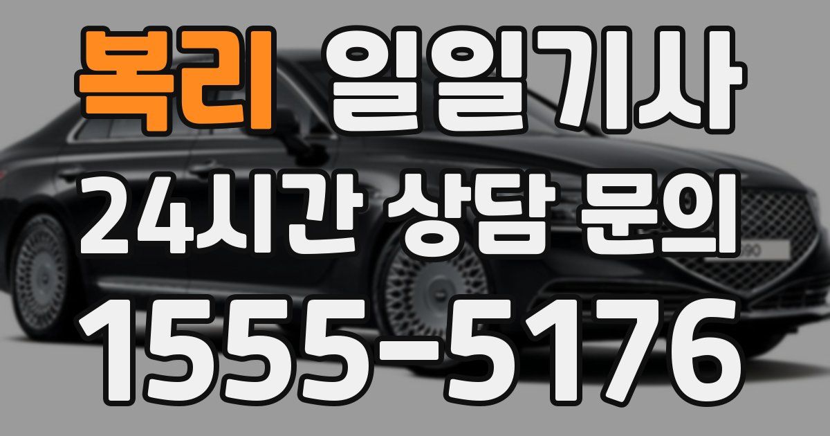 일일대리기사