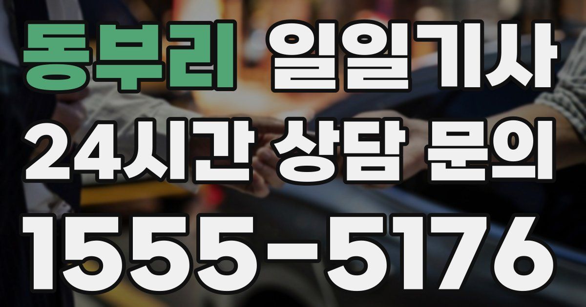 일일대리기사
