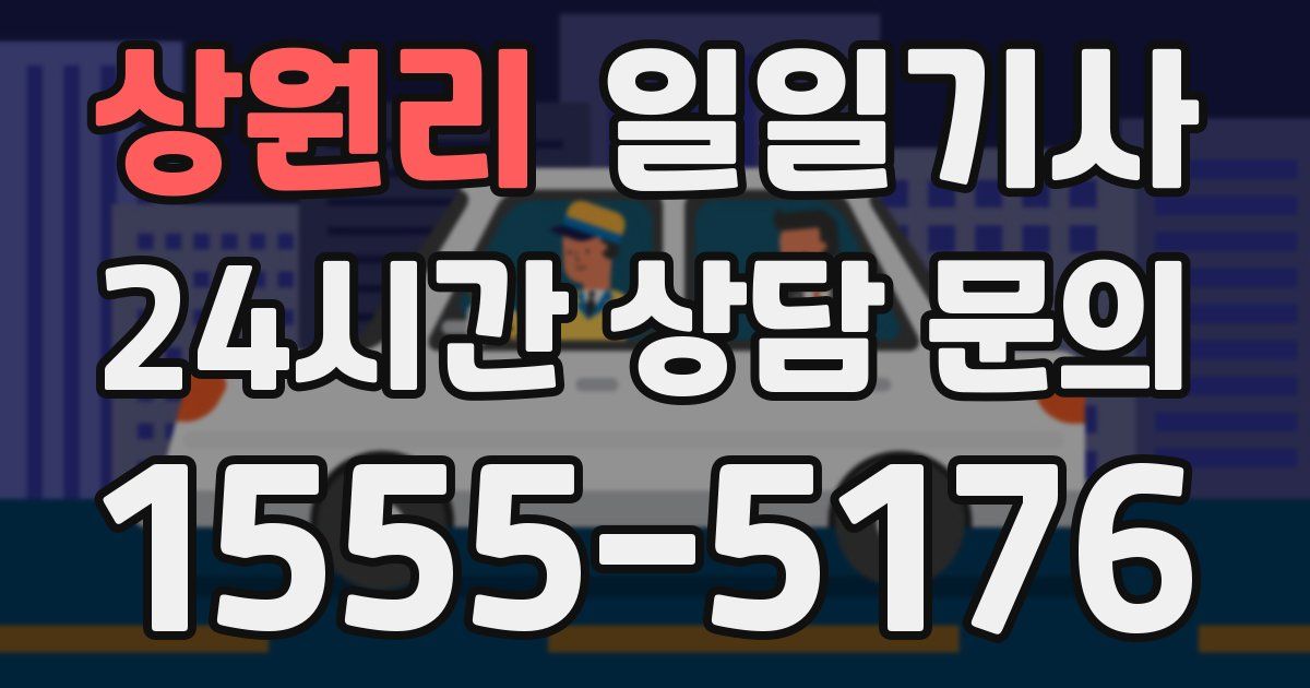 일일대리기사