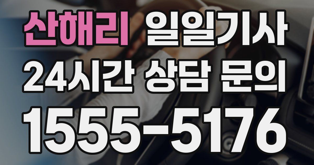 일일대리기사