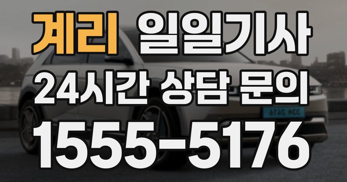 일일대리기사