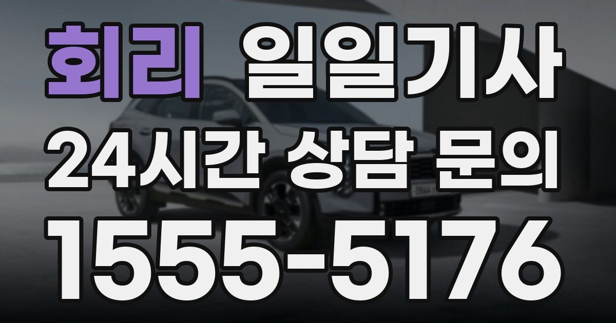 일일대리기사