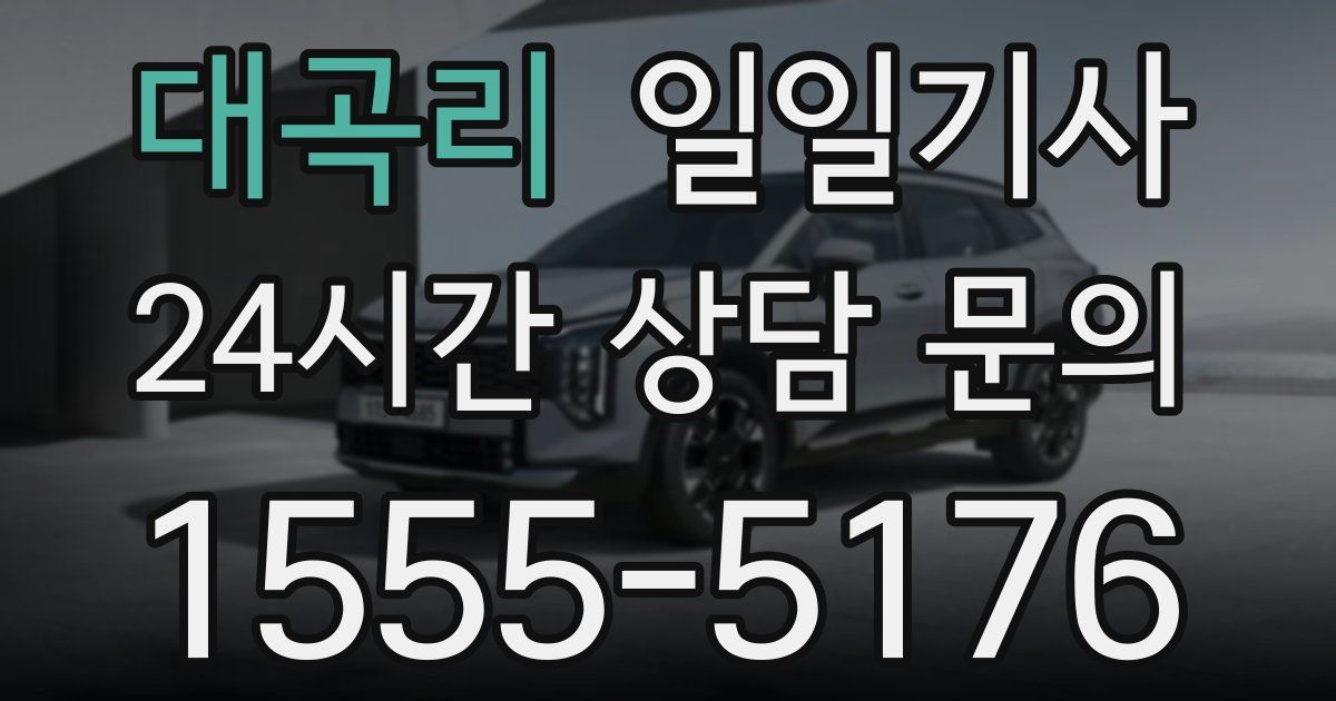 일일대리기사