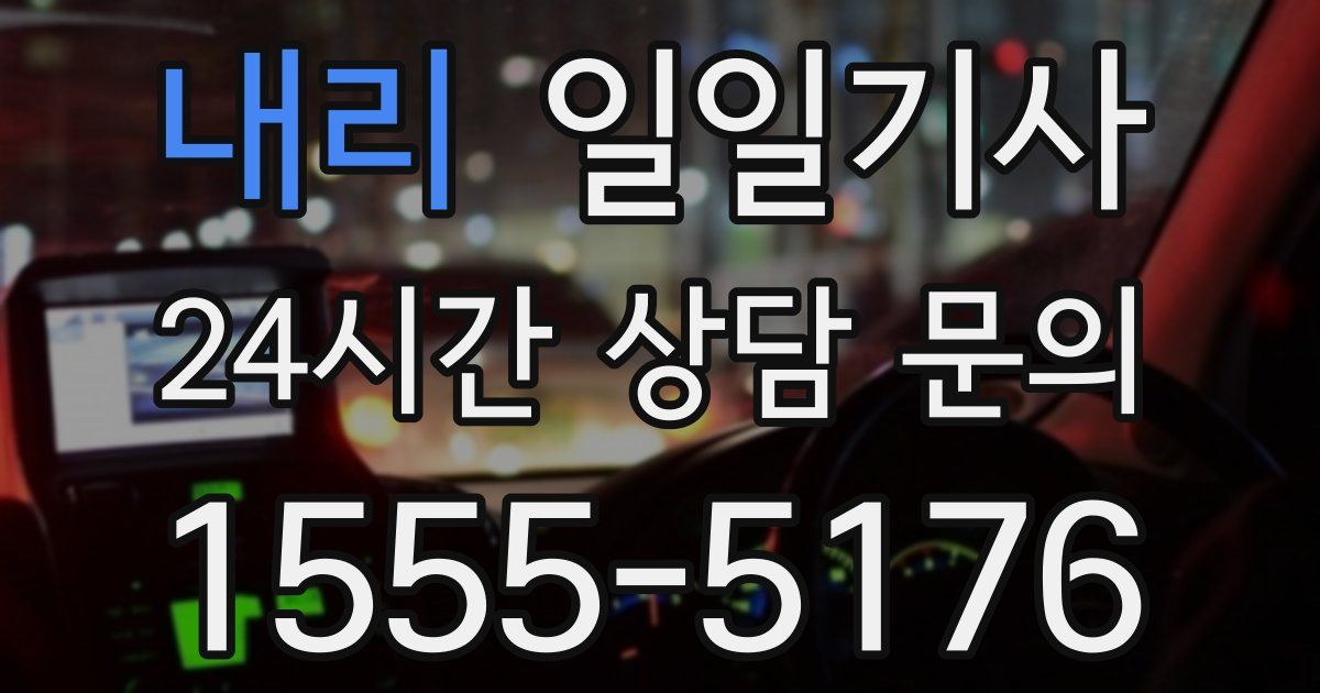 일일대리기사