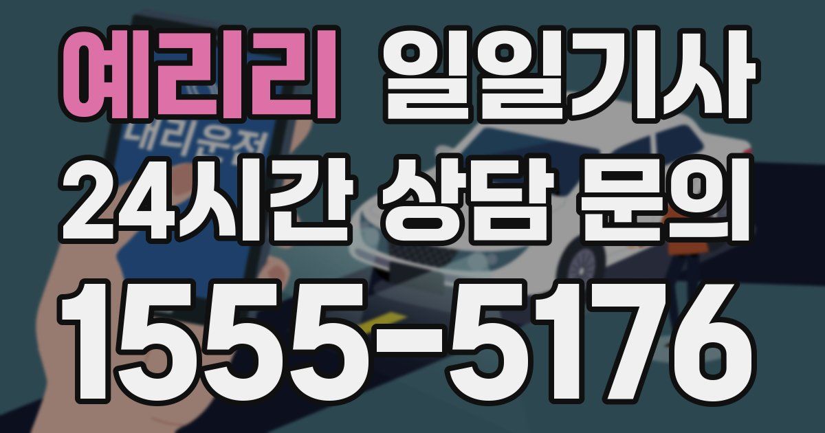 일일대리기사