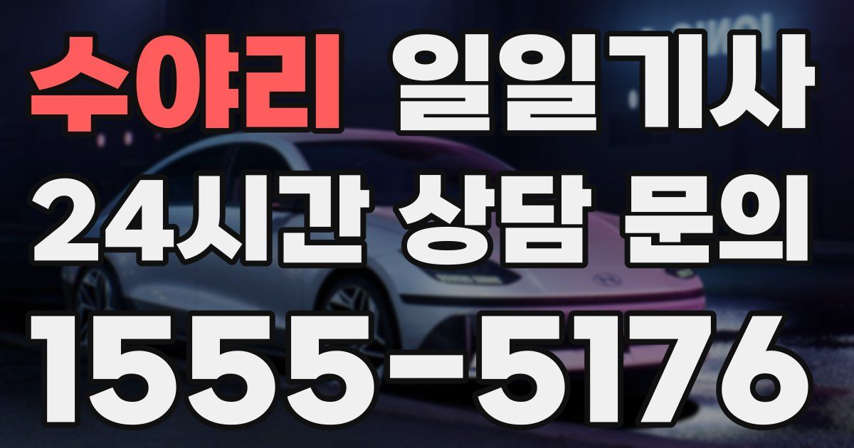 일일대리기사