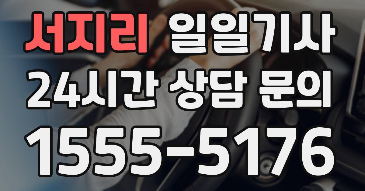일일대리기사