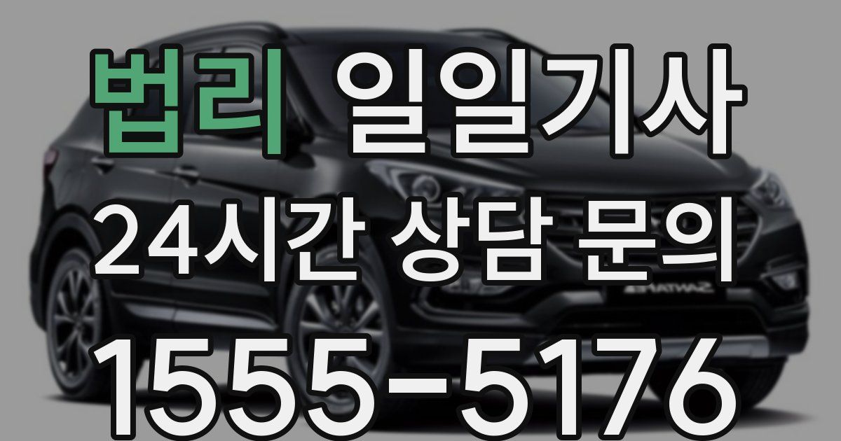 일일대리기사