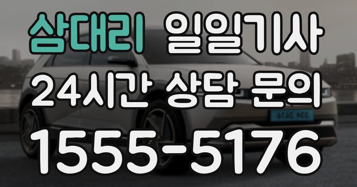 일일대리기사