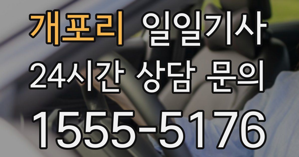 일일대리기사