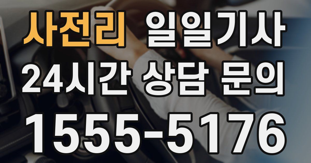 일일대리기사