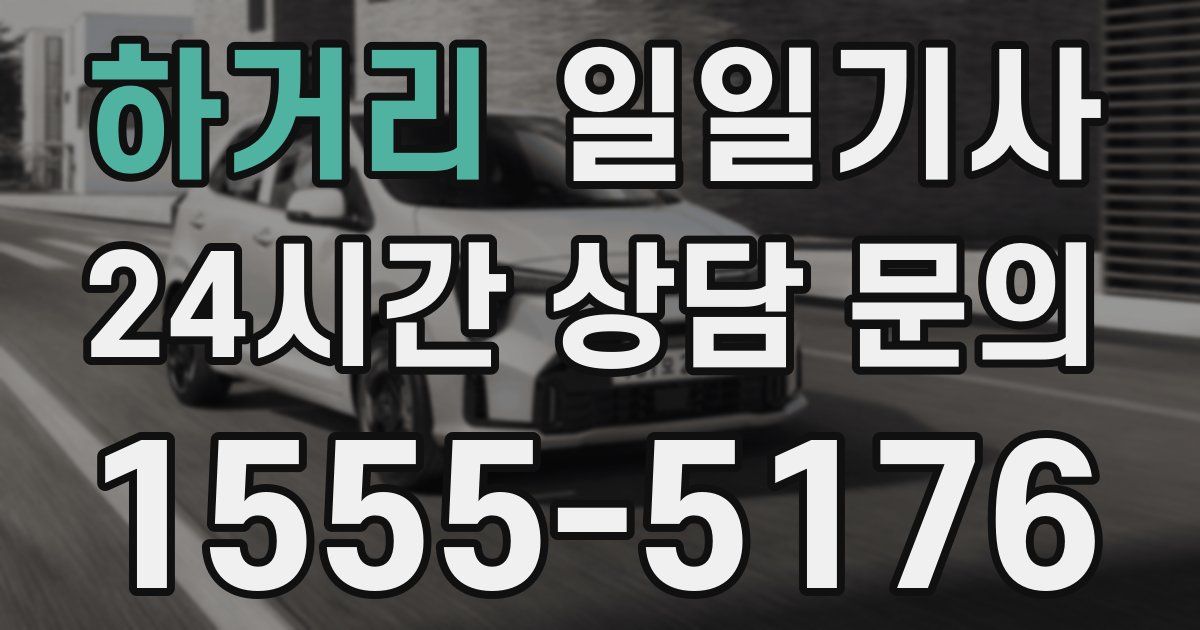 일일대리기사