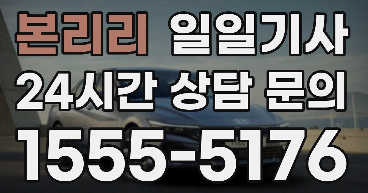 일일대리기사