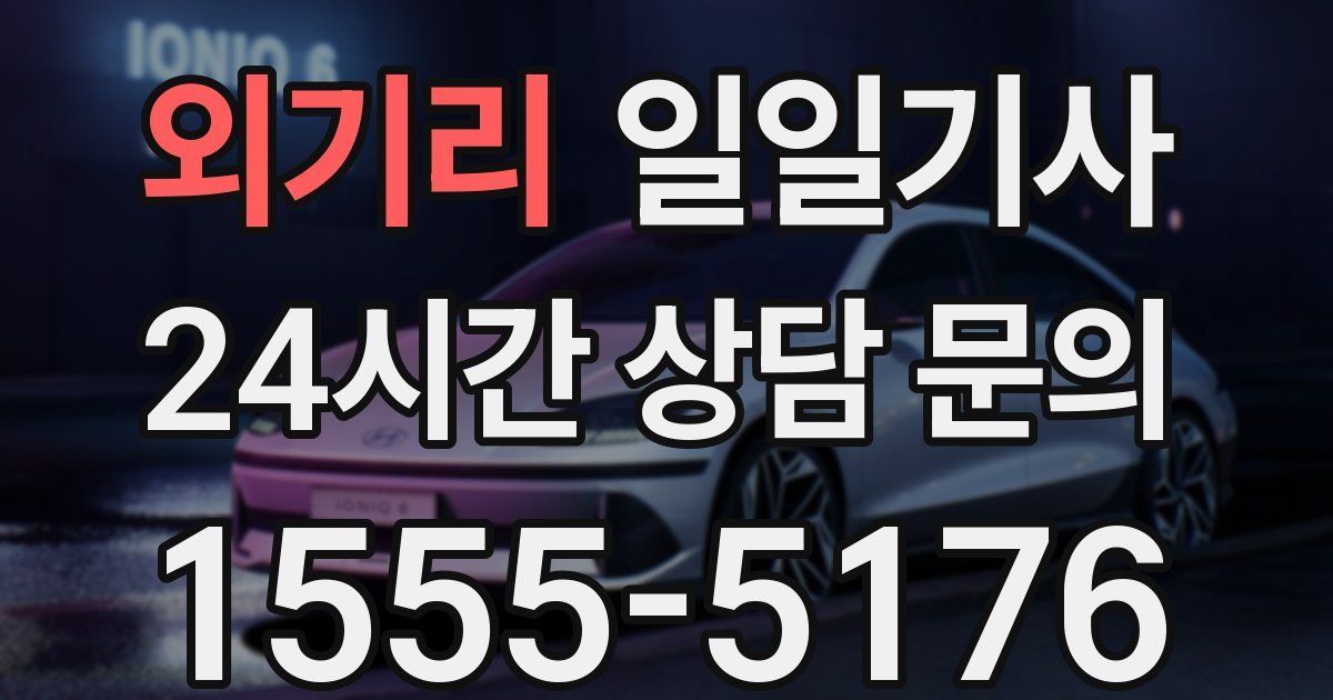 일일대리기사