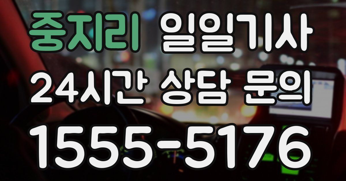 일일대리기사