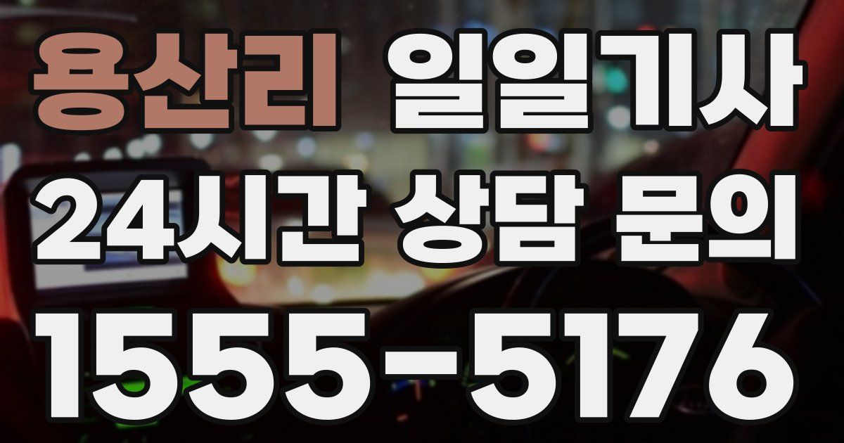 일일대리기사