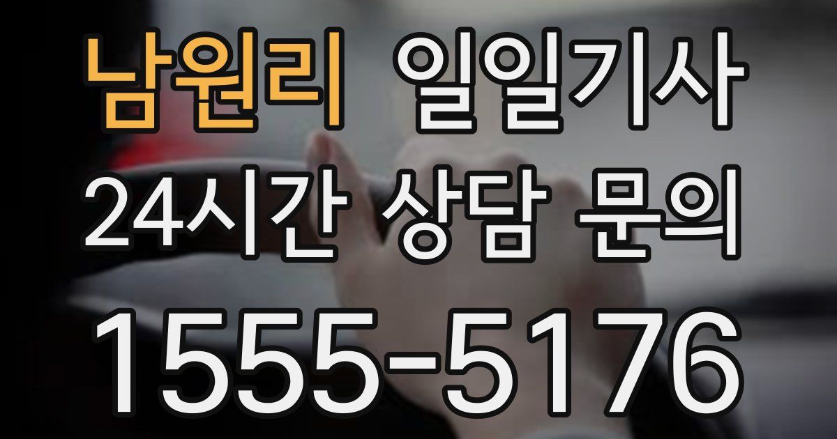 일일대리기사