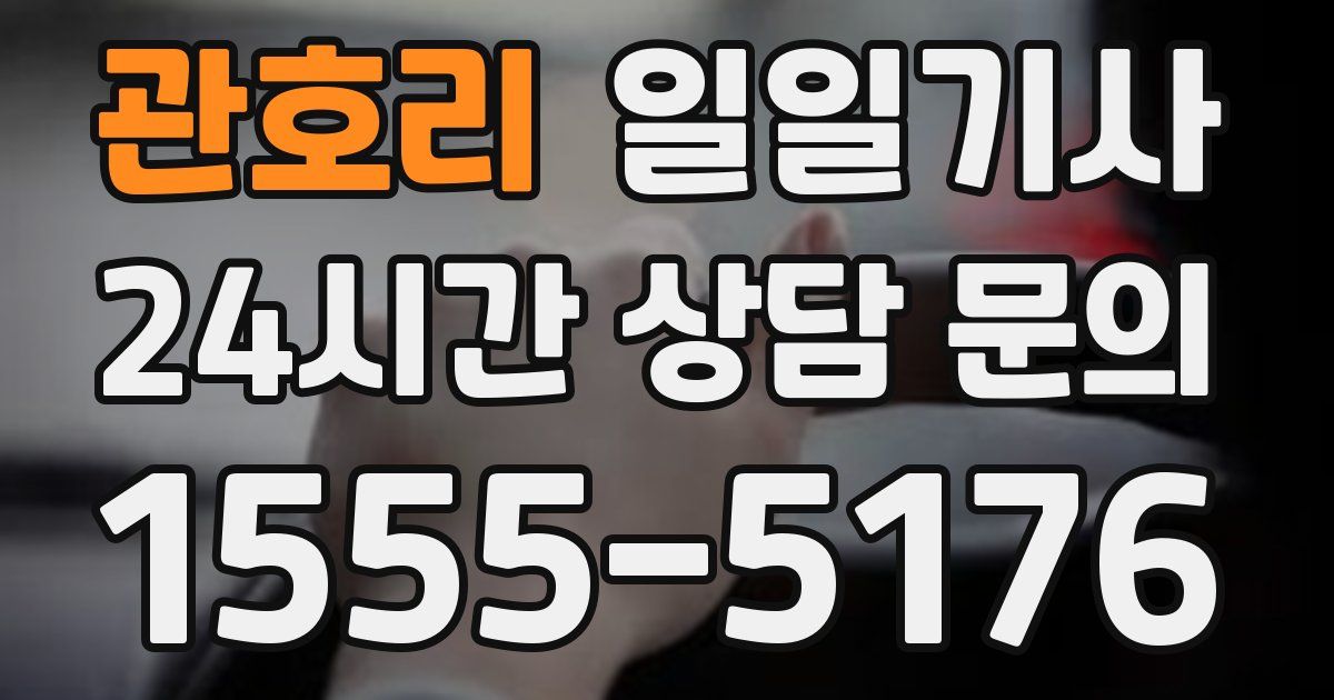 일일대리기사