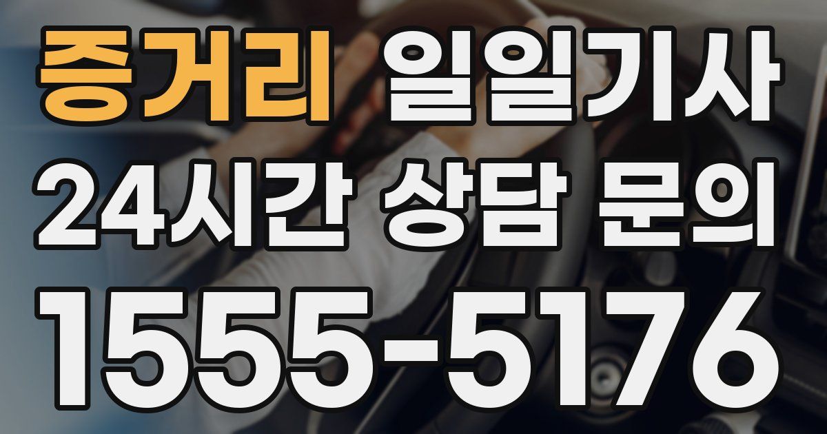 일일대리기사