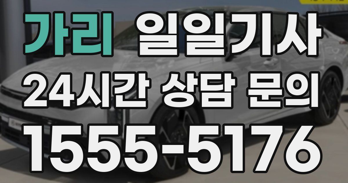 일일대리기사