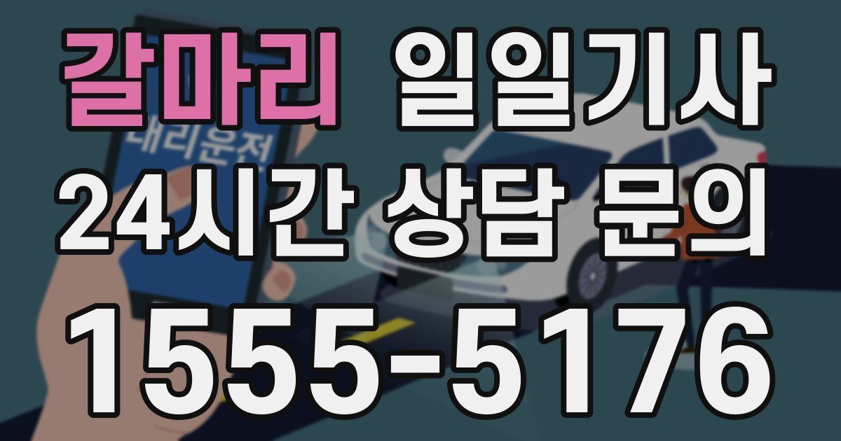 일일대리기사