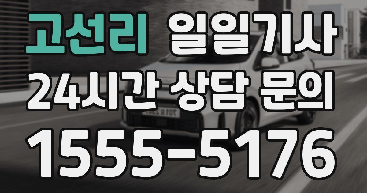 일일대리기사
