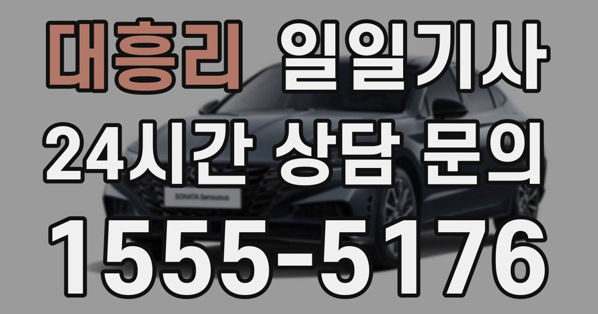 일일대리기사