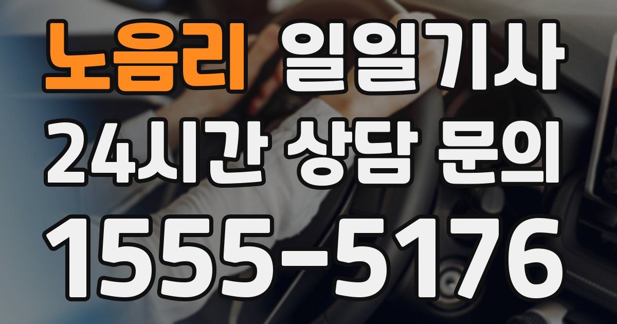 일일대리기사