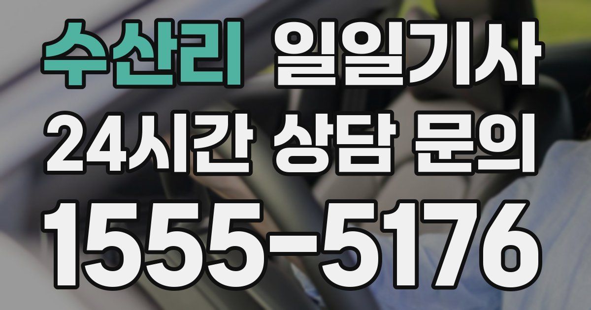 일일대리기사