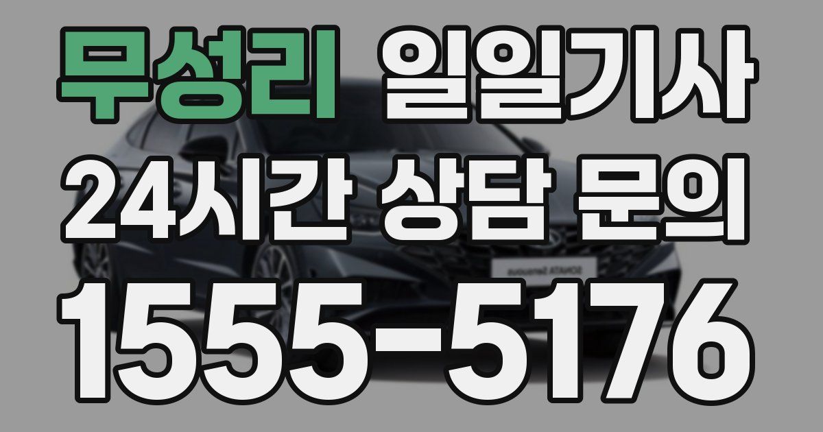 일일대리기사