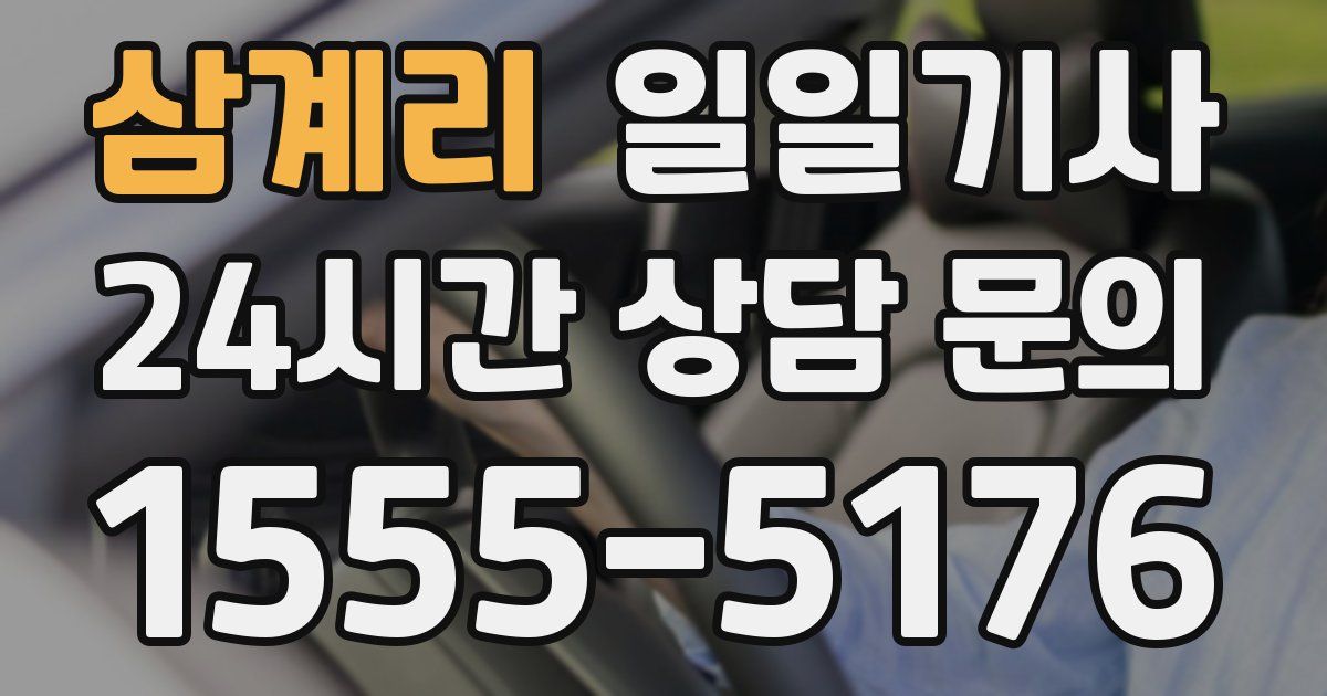 일일대리기사