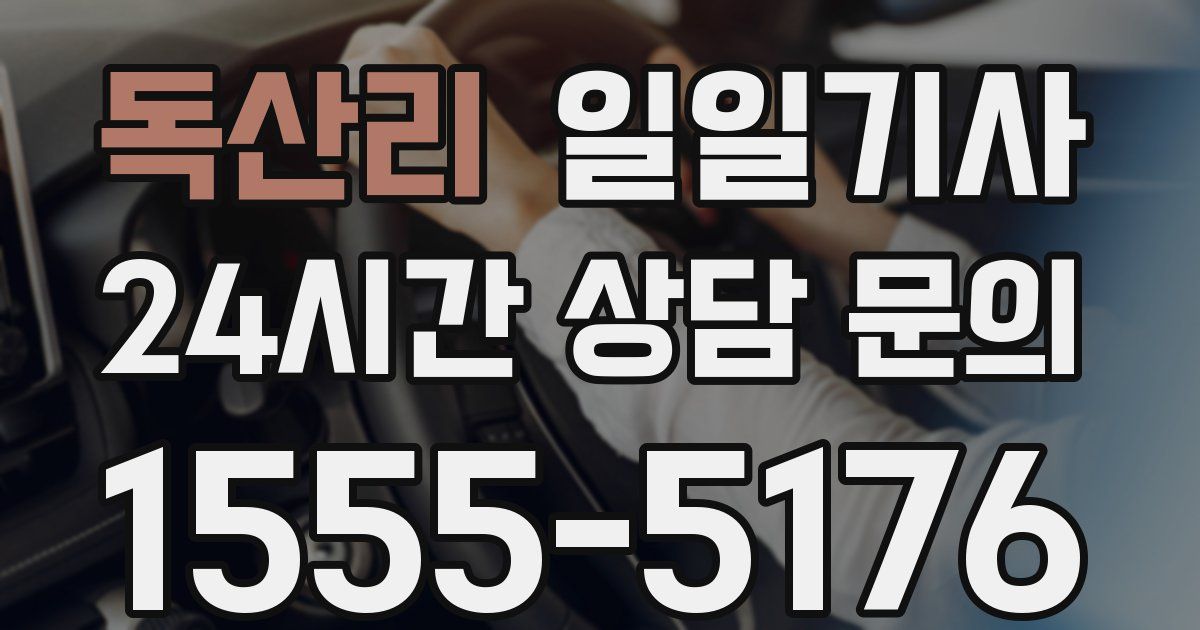 일일대리기사