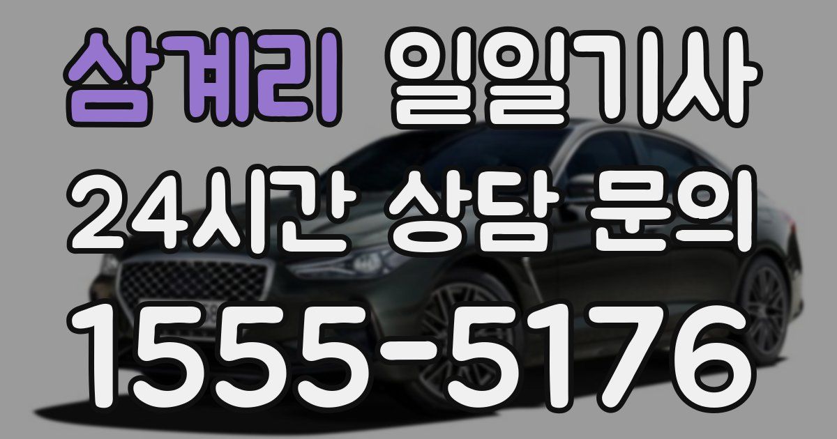 일일대리기사