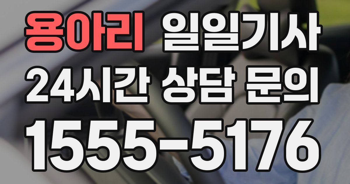 일일대리기사