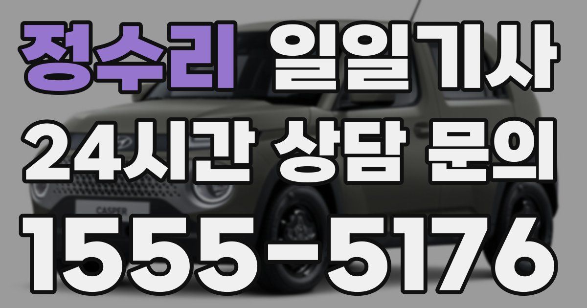 일일대리기사