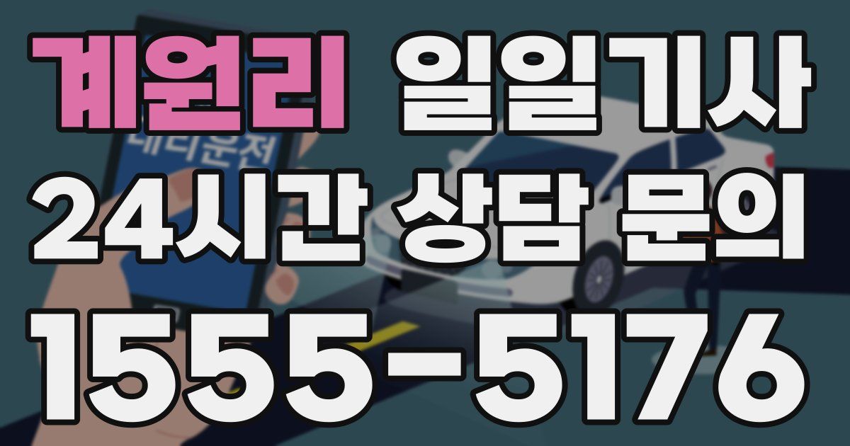 일일대리기사