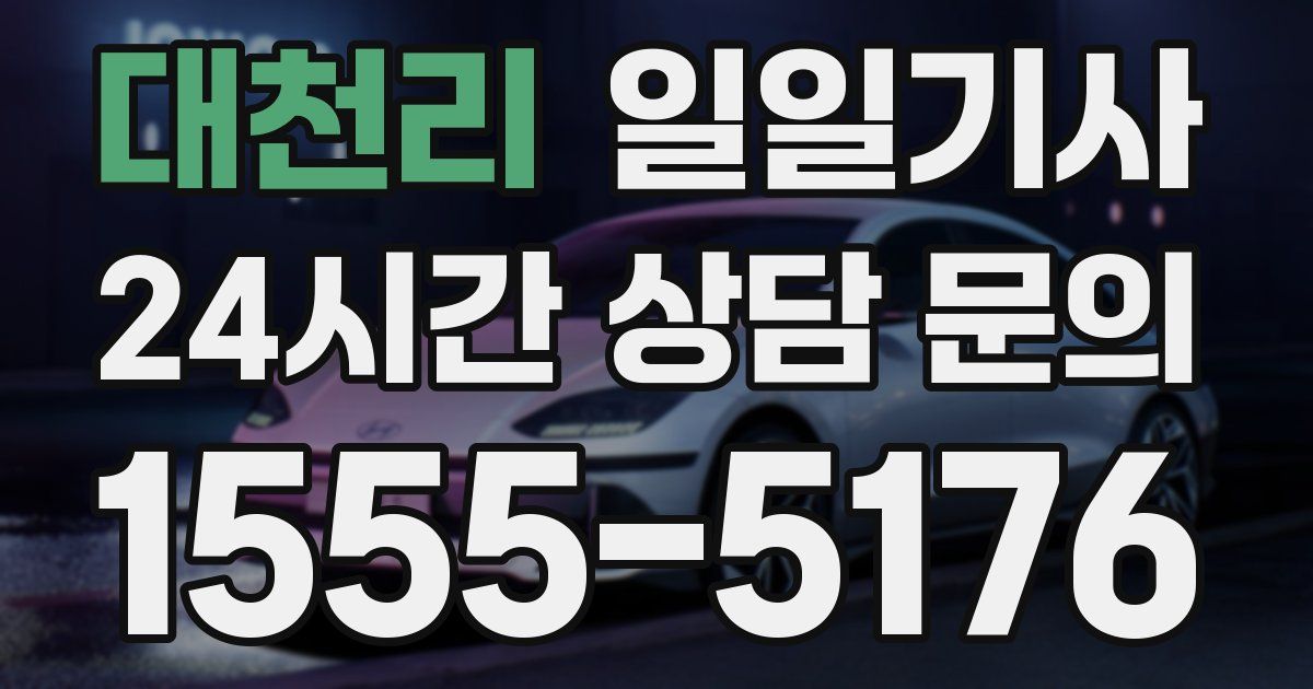 일일대리기사