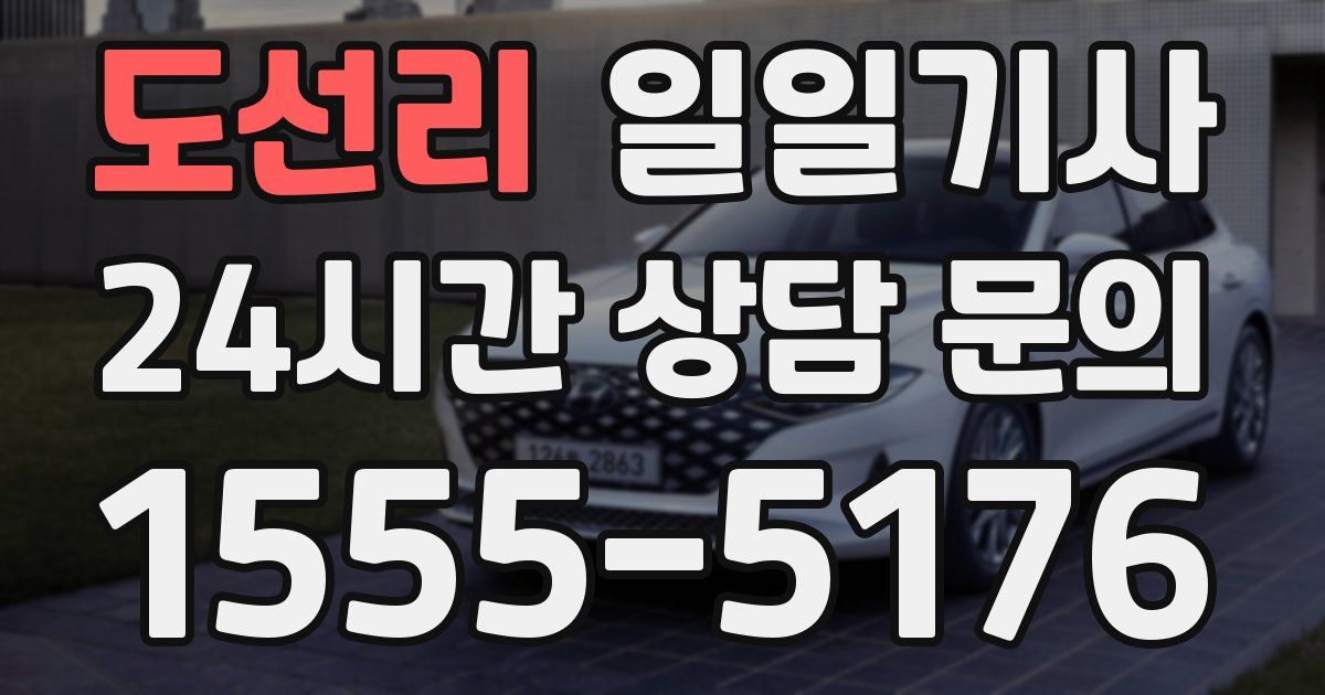 일일대리기사