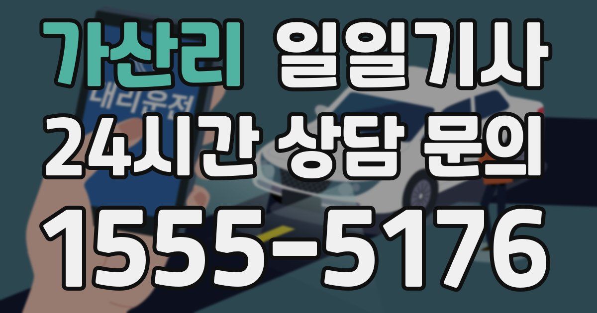 일일대리기사