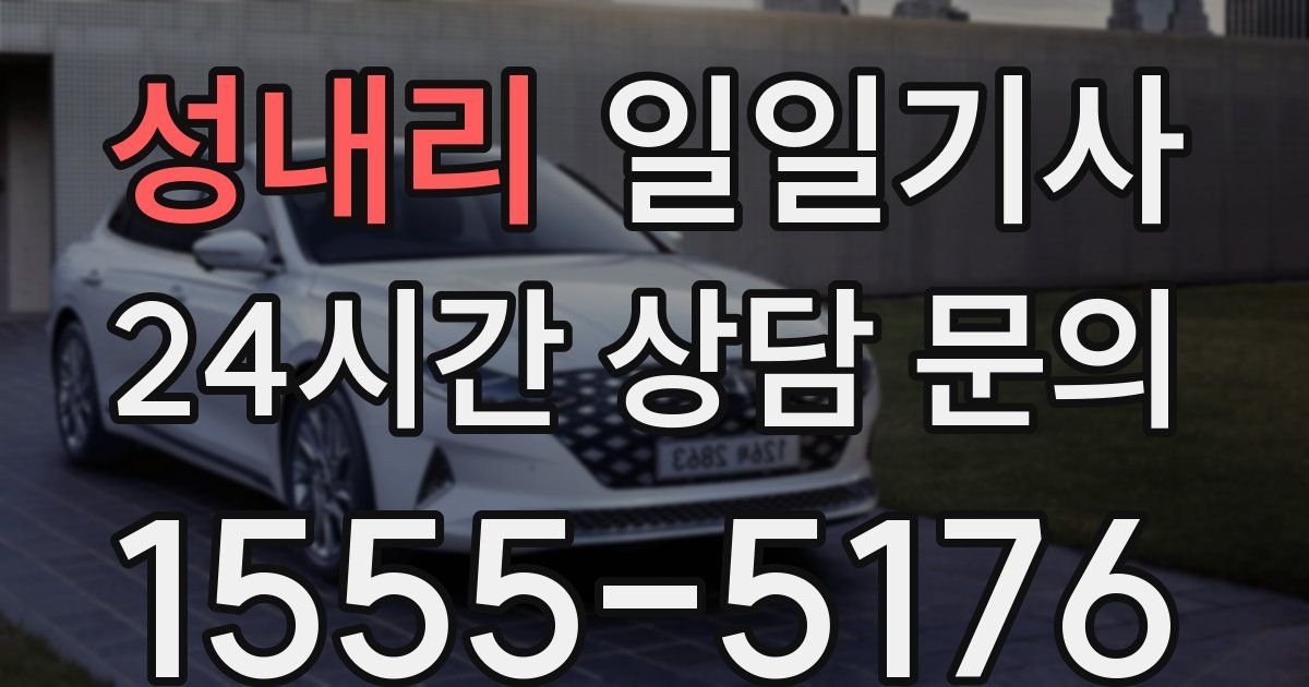 일일대리기사