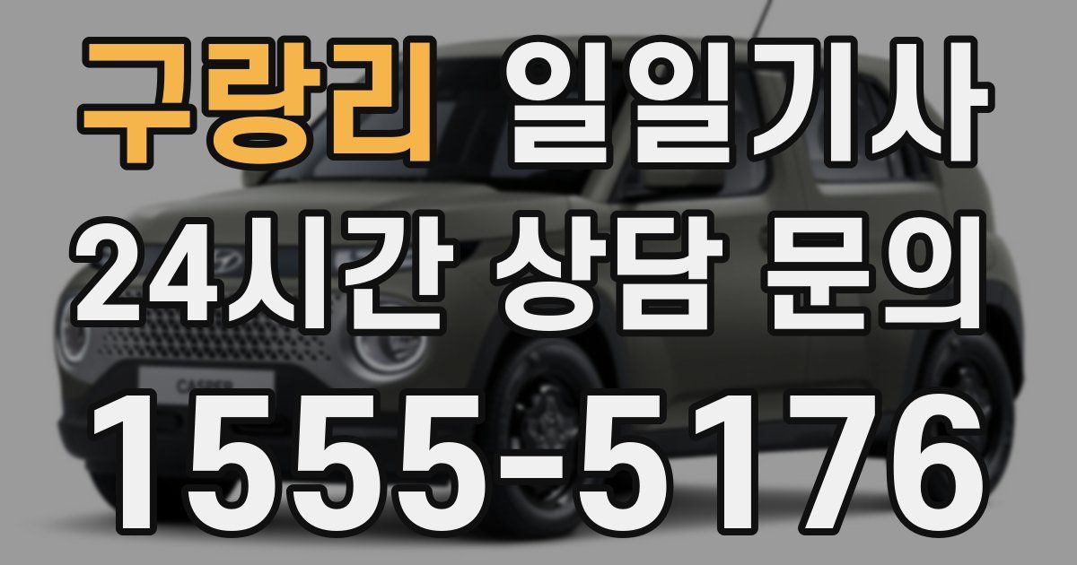 일일대리기사