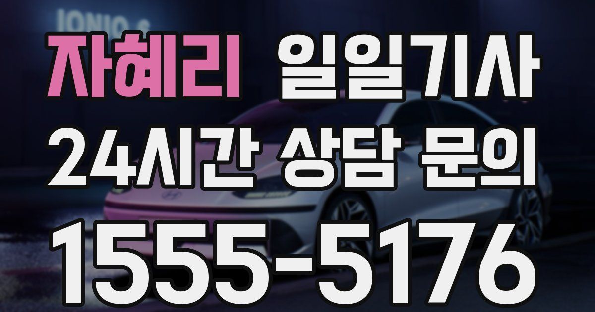 일일대리기사