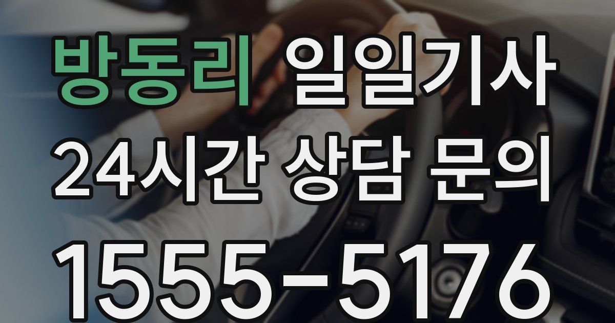 일일대리기사