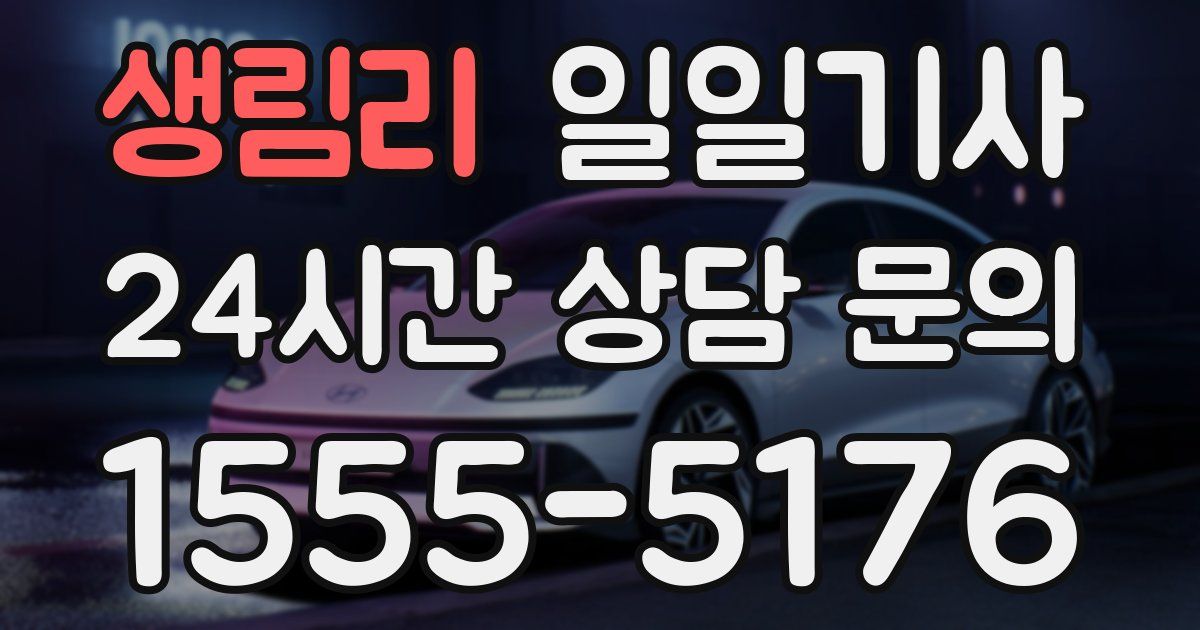 일일대리기사