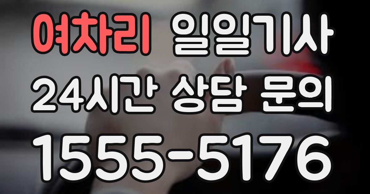 일일대리기사