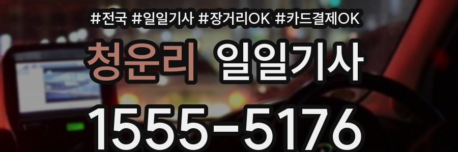 청운리 일일기사