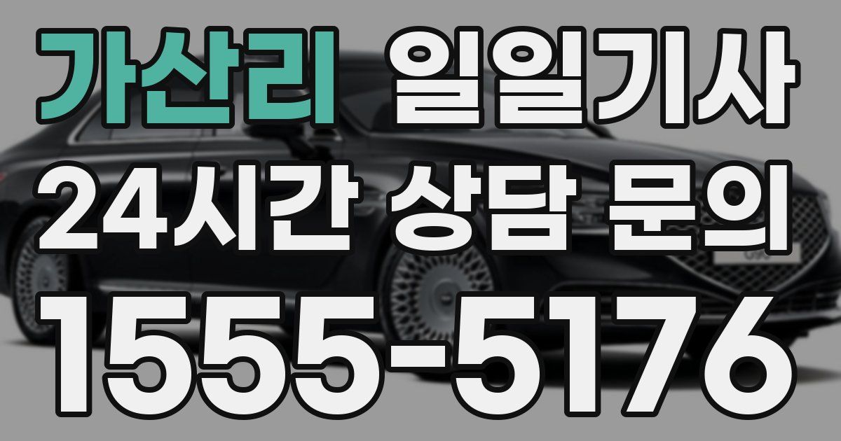 일일대리기사