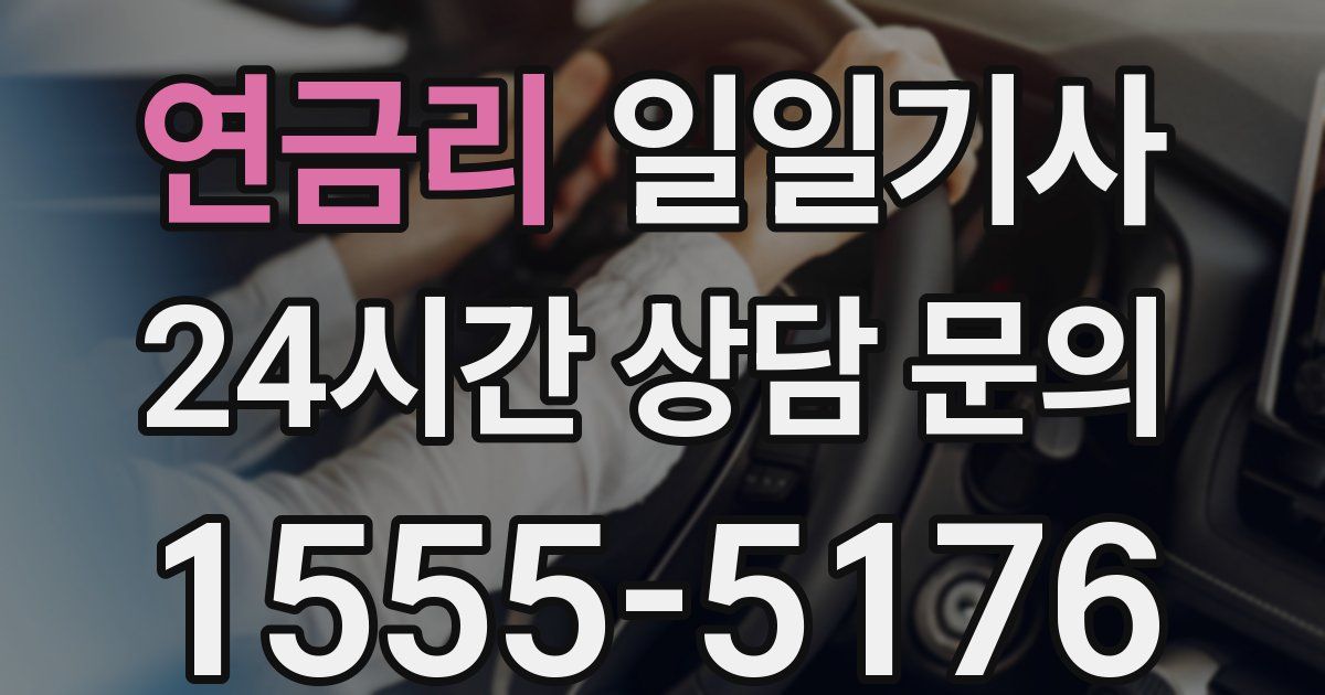 일일대리기사