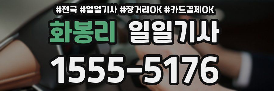 화봉리 일일기사